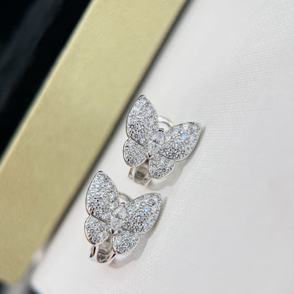 Miro BUTTERFLY ALL DIAMOND EARRINGS