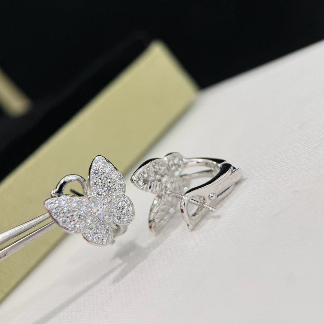 Miro BUTTERFLY ALL DIAMOND EARRINGS