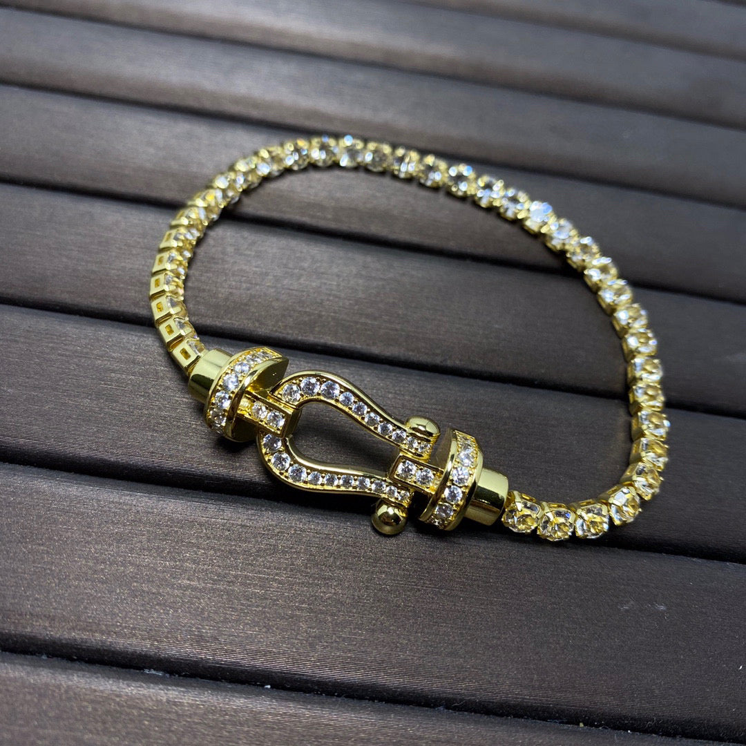 Miro FORCE  HORSESHOE  DIAMOND TENNIS BRACELET