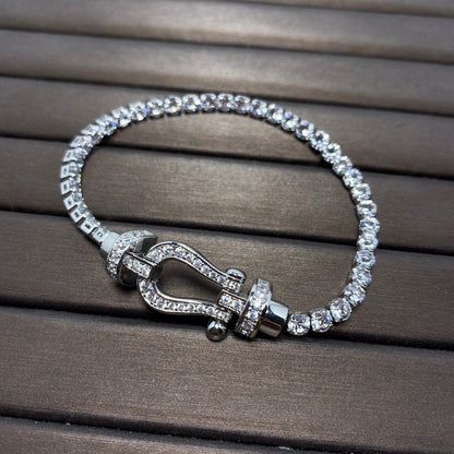 Miro FORCE  HORSESHOE  DIAMOND TENNIS BRACELET