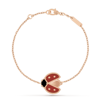 Miro LUCKY SPRING 1 MOTIF PINK GOLD BRACELET