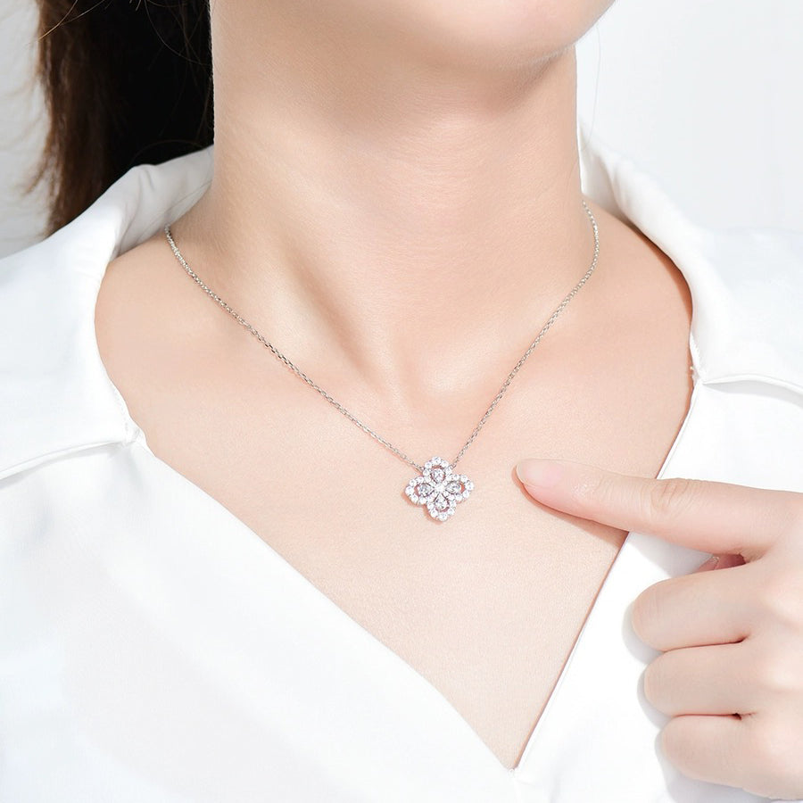 Miro LOOP NECKLACE FULL MOTIF DIAMOND 16MM MULTIPLE COLORS
