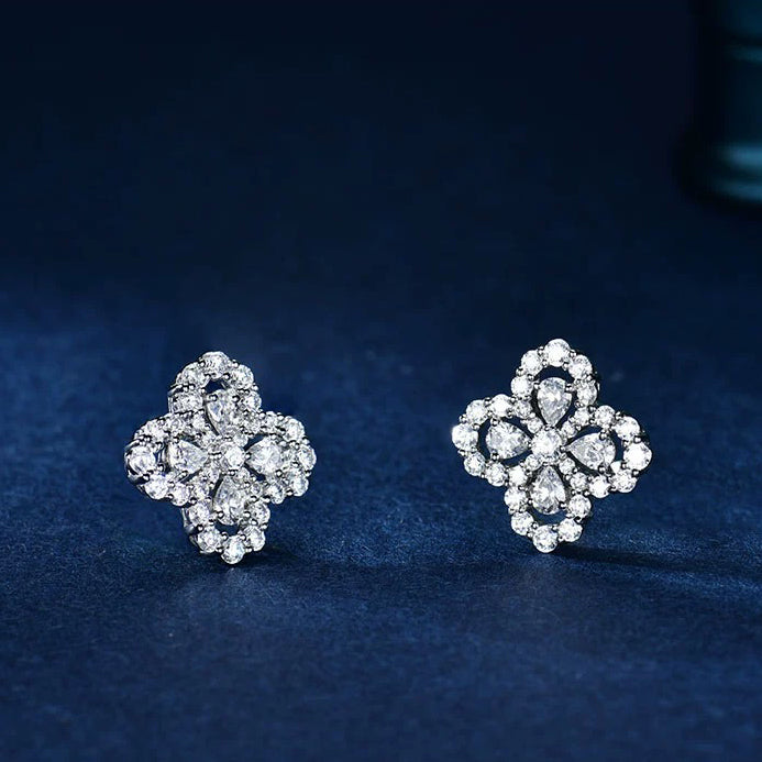 Miro LOOP EARRINGS FULL MOTIF DIAMOND 16MM