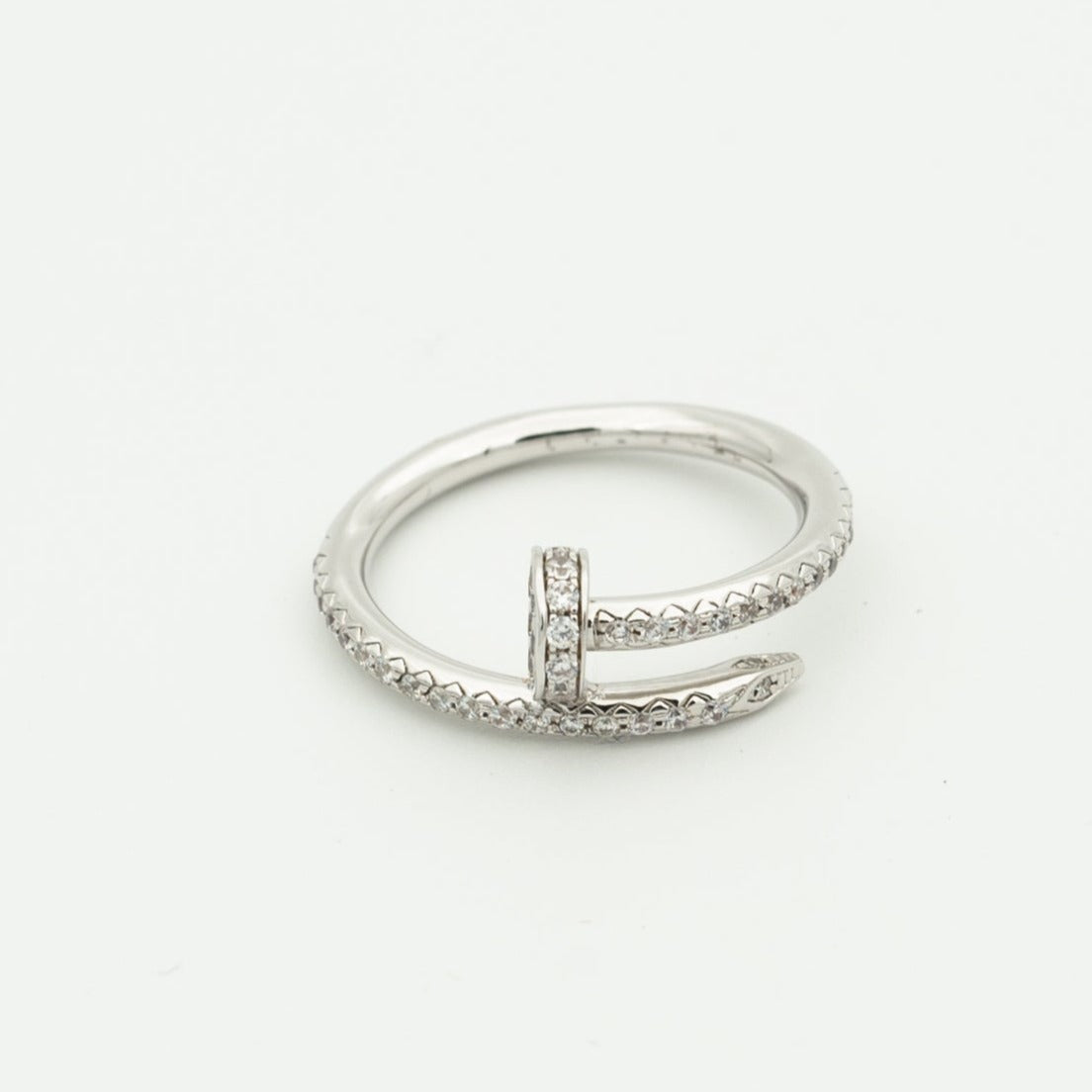 Miro JUSTE RING 1.8MM SILVER DIAMONDS