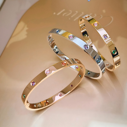 [Miro ] 2026 RAINBOW LOVE BRACELET 6.1MM  10 DIAMONDS