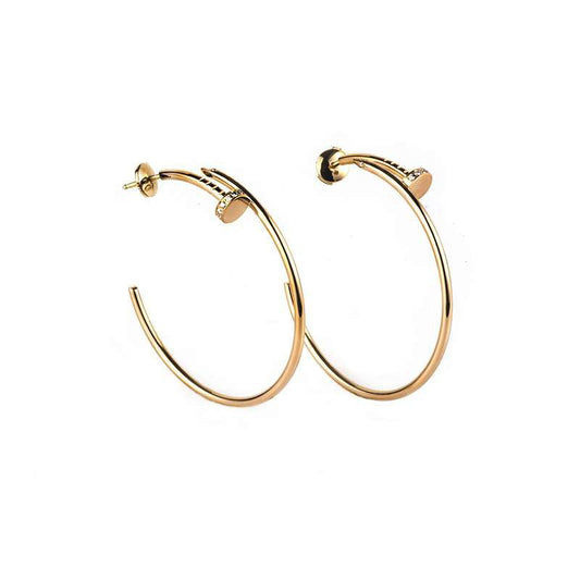 ミロ ジュスト イヤリング ゴールド ダイヤモンド 1.8mm