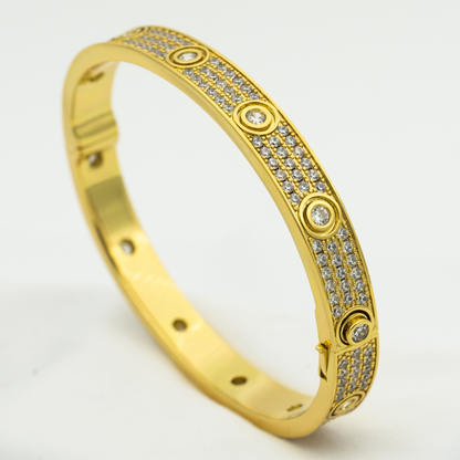 Miro LOVE BRACELET 6.1MM DIAMOND-PAVED 10 BIG DIAMONDS