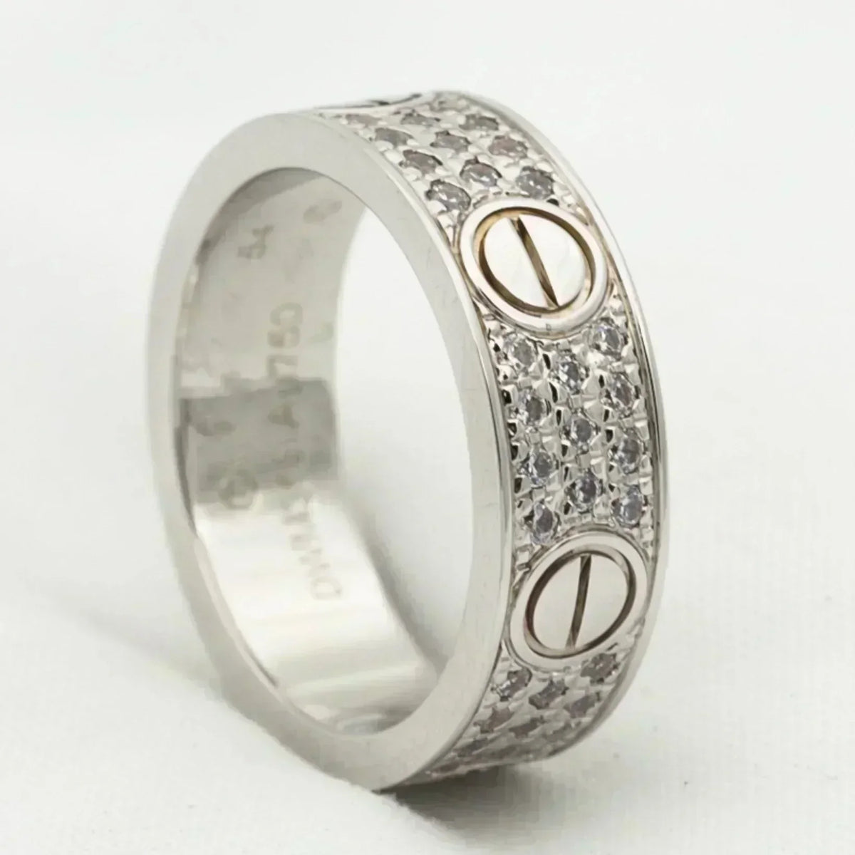 Miro LOVE RING 5.5MM DIAMONDS PAVED