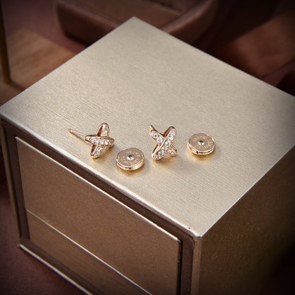 Miro JEUX DE GOLD DIAMOND EARRINGS