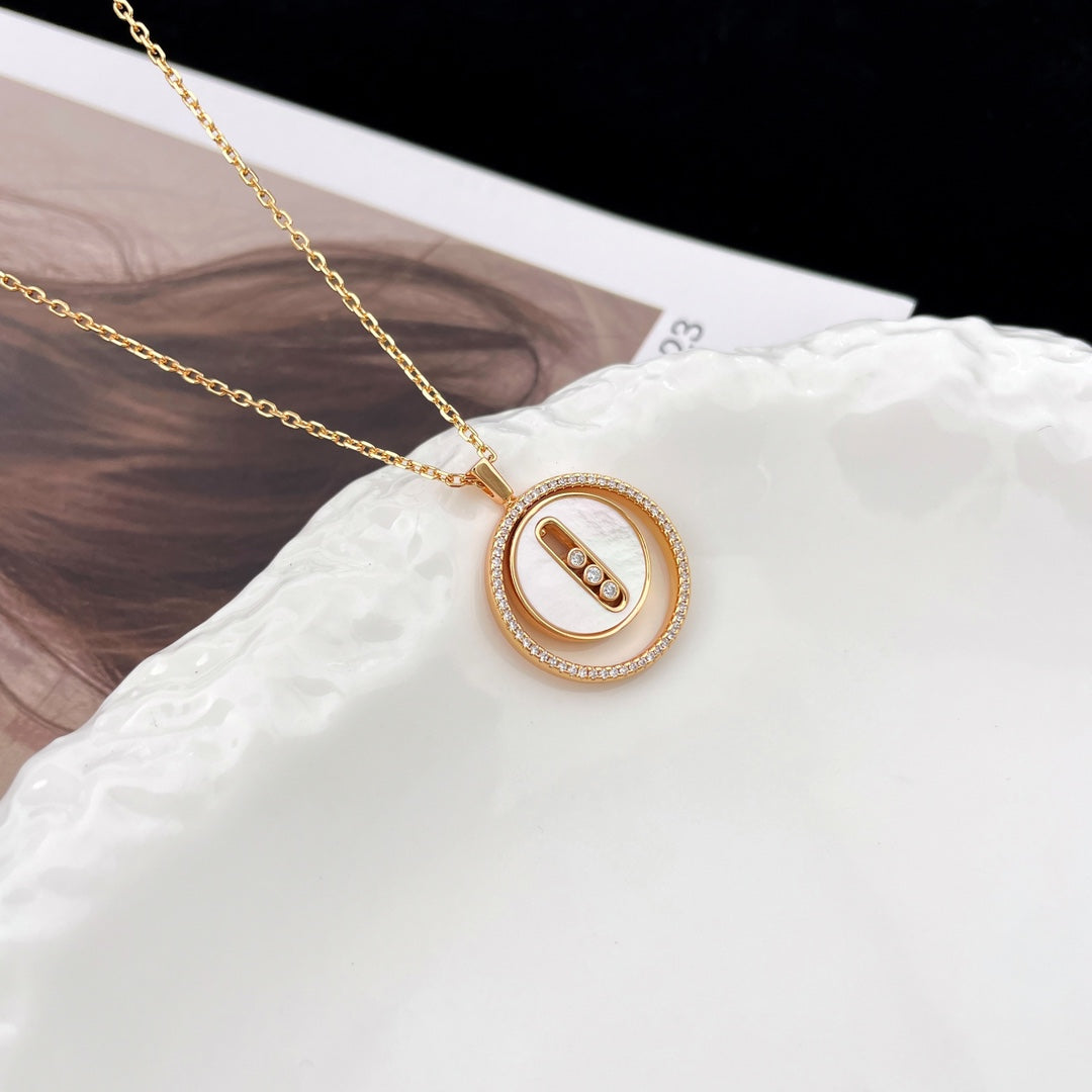 [Miro ]Miro  MOVE MM NACRE BLANCHE DIAMOND NECKLACE