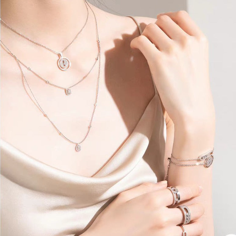 [Miro ]Miro  MOVER PM PAVED NECKLACE