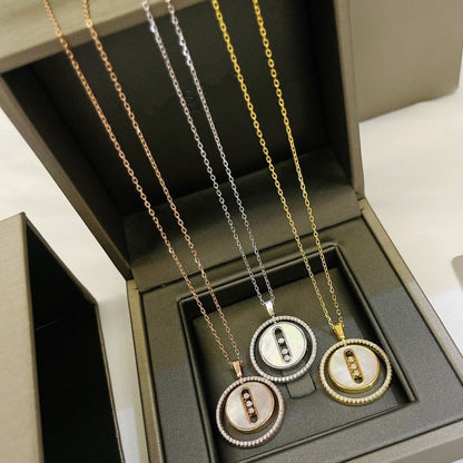 [Miro ]Miro  MOVE MM NACRE BLANCHE DIAMOND NECKLACE