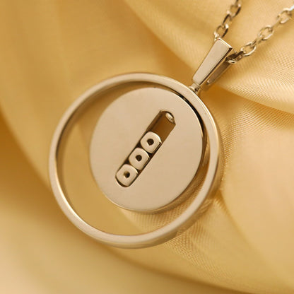 [Miro ]Miro  MOVE MM SILVER DIAMOND NECKLACE
