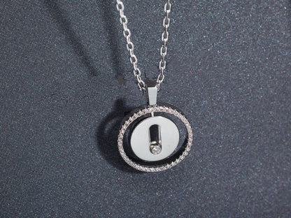 [Miro ]Miro  MOVE PM NECKLACE SILVER DIAMOND