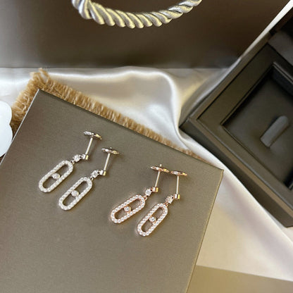 [Miro ]DORMEUSES MOVE UNO DIAMOND EARRINGS