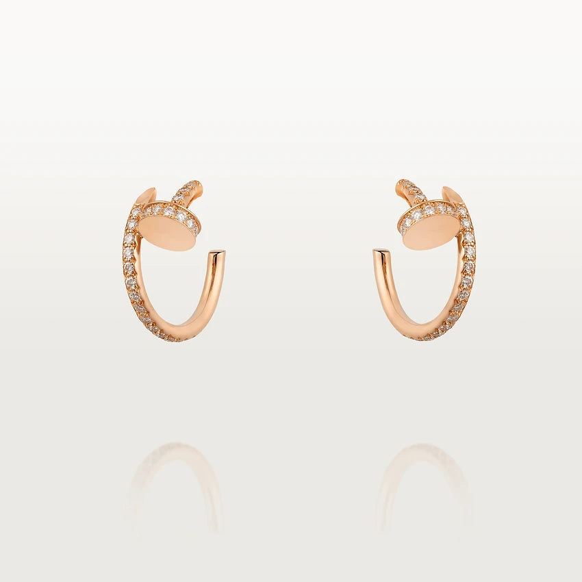 ミロ ジュスト イヤリング 12.75MM ピンクゴールド ダイヤモンド