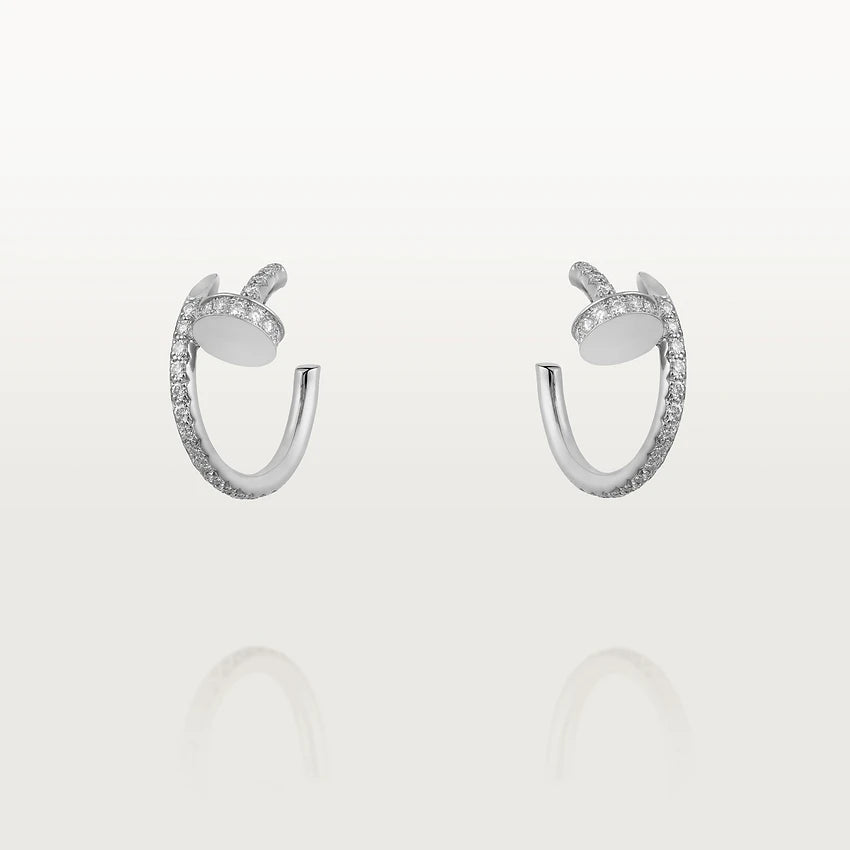 Miro JUSTE EARRINGS 12.75MM シルバーダイヤモンド
