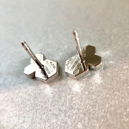 Miro BEE LOVE SILVER DIAMOND EARRINGS