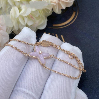 Miro JEUX BRACELET PINK MOP PINK GOLD 1 DIAMOND