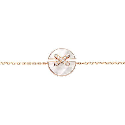 Miro JEUX DE BRACELET MOP PINK GOLD DIAMONDS