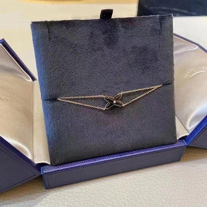 Miro JEUX BRACELET ONYX PINK GOLD 1 DIAMOND