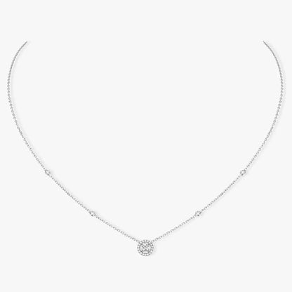 [Miro ]Diamond Necklace 0,20ct Brilliant Shape Joy