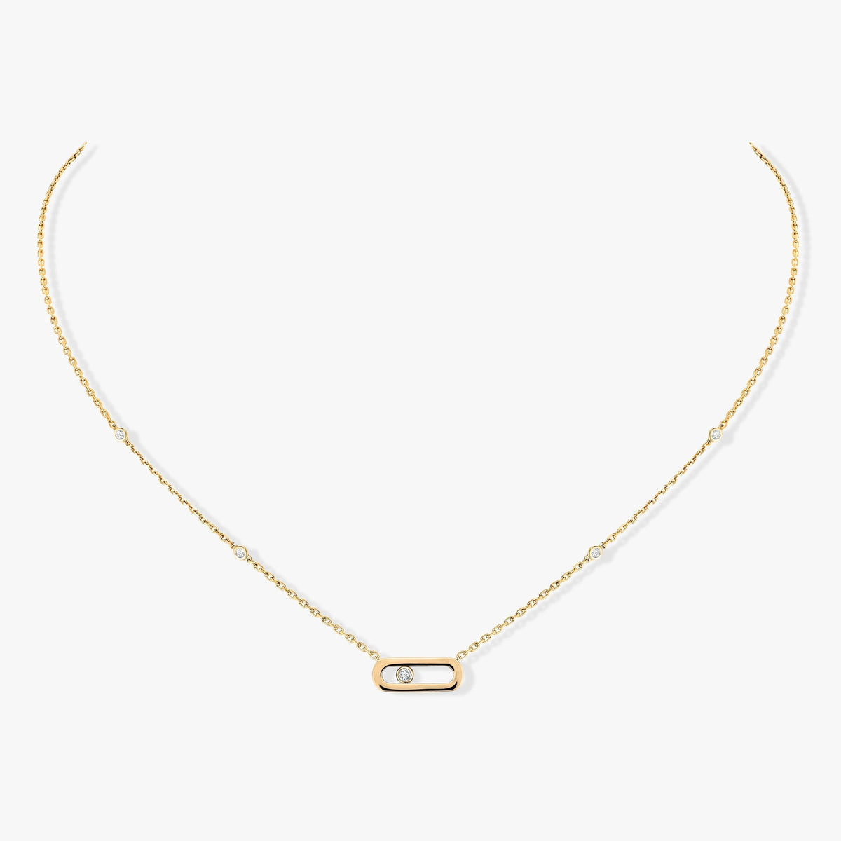 [Miro ]MOVE UNO DIAMOND NECKLACE
