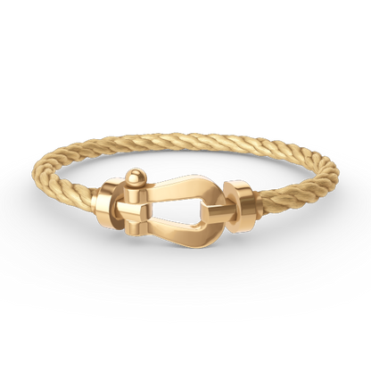 Miro FORCE LARGE HORSESHOE NO DIAMOND BRACELET GOLD