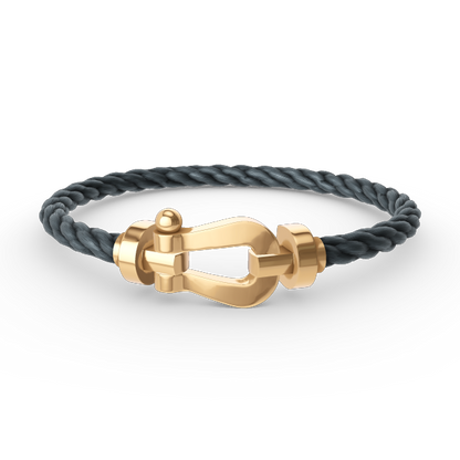 Miro FORCE LARGE HORSESHOE NO DIAMOND BRACELET GOLD