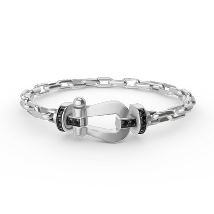 Miro FORCE LARGE HORSESHOE CLASP  METAL BRACELET