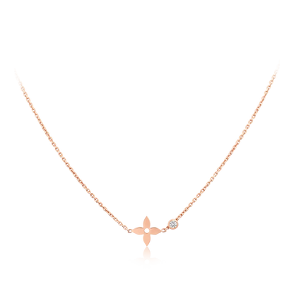 Miro BLOSSOM PENDANT PINK GOLD AND DIAMOND