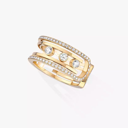 [Miro ]Move 10th Diamond Ring in Gold