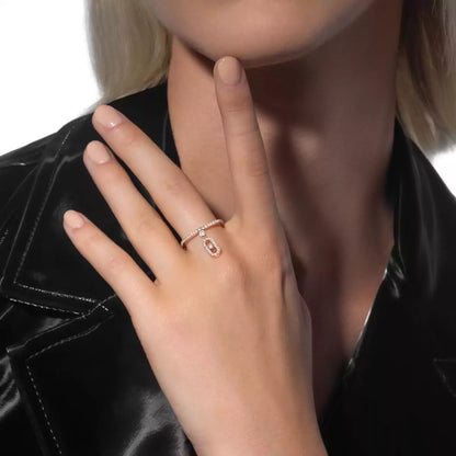 [Miro ]Move Uno Diamond Ring