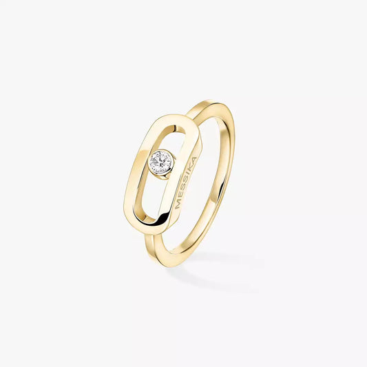 [Miro ]Move Uno Diamond Ring in Gold