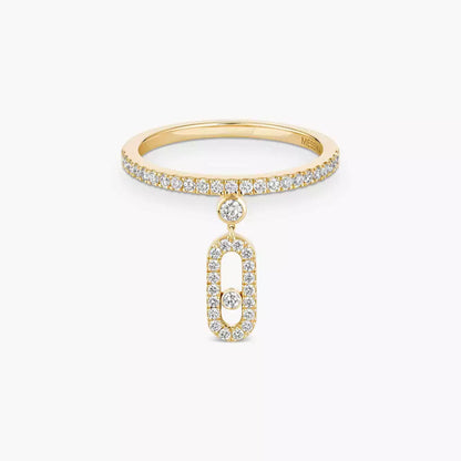 [Miro ]Move Uno Diamond Ring