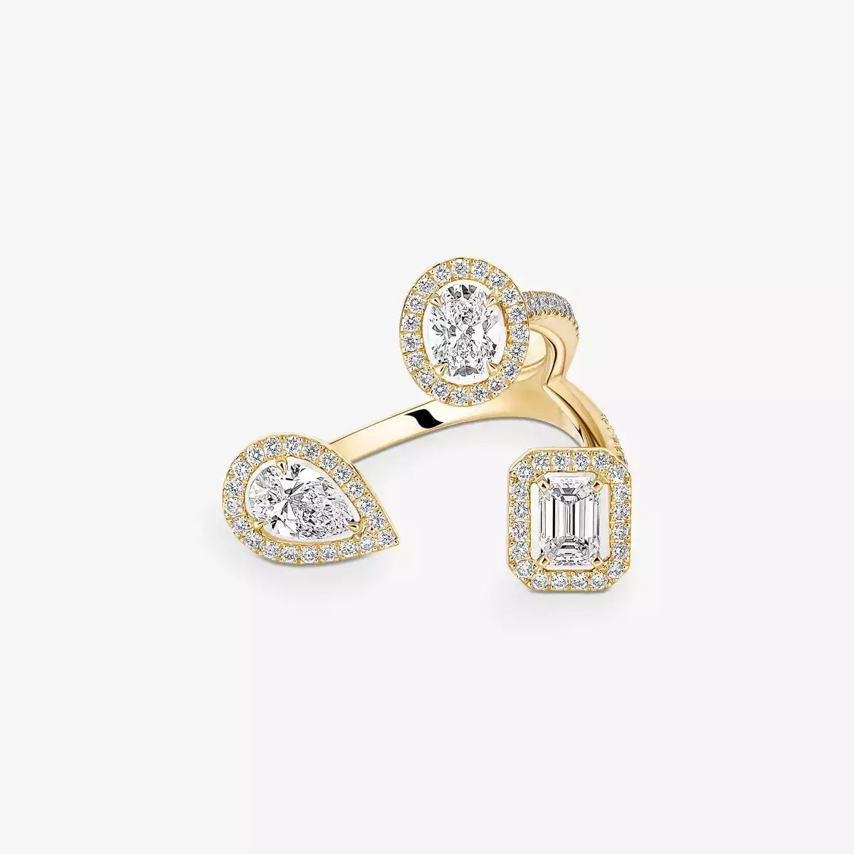 [[Miro ] Diamond Ring 0,25ct My Twin Trilogy