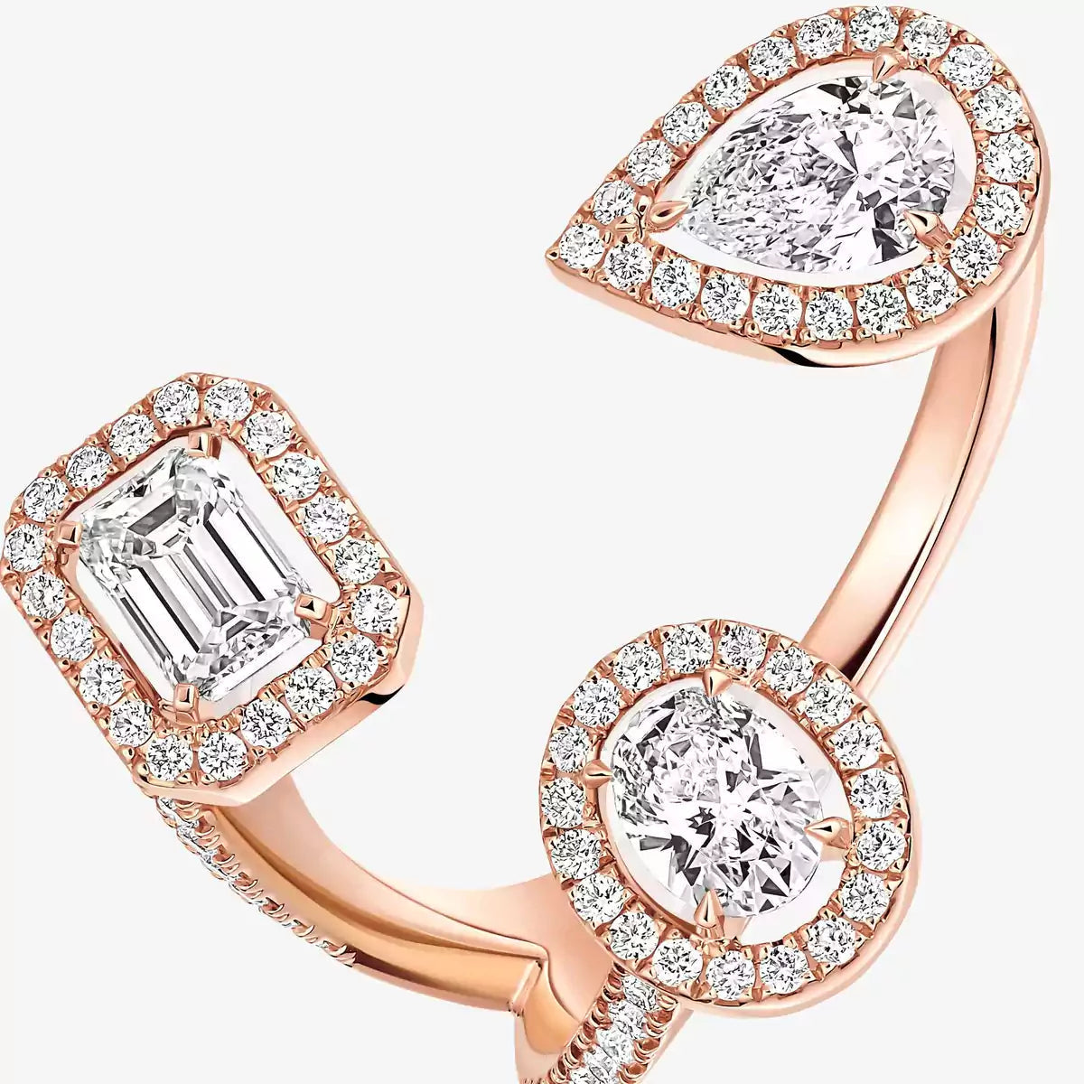 [[Miro ] Diamond Ring 0,25ct My Twin Trilogy