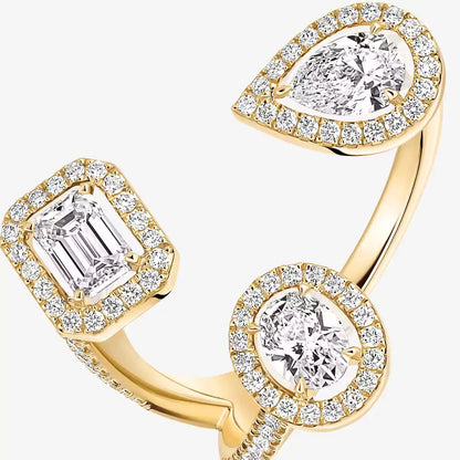 [[Miro ] Diamond Ring 0,25ct My Twin Trilogy