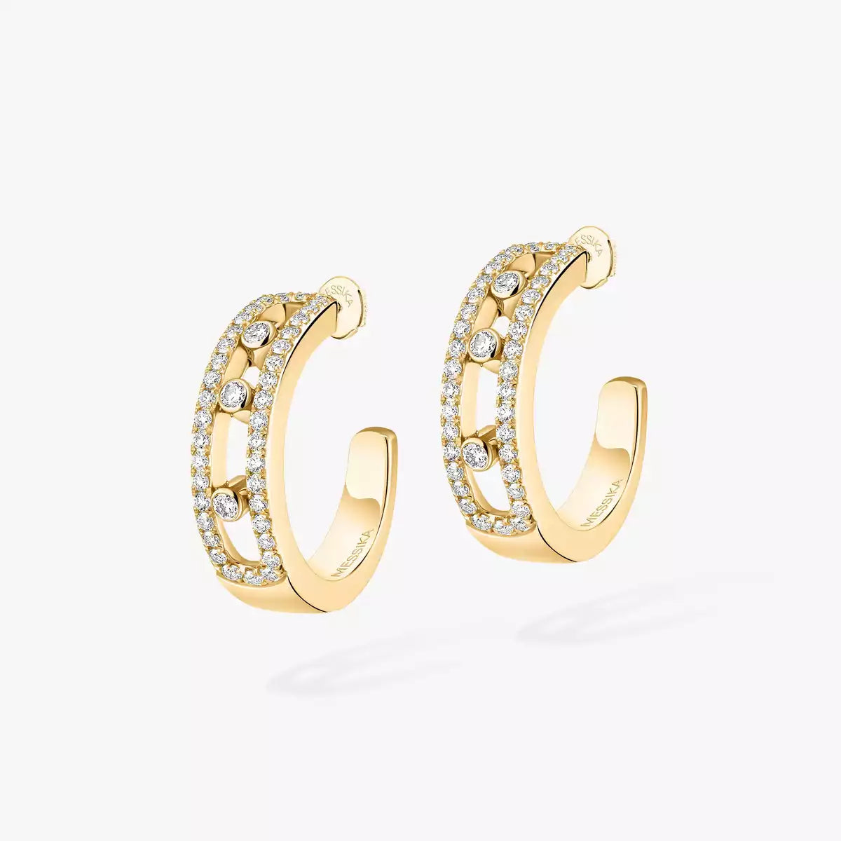 [Miro ]Diamond Pave_フープピアス ムーブ