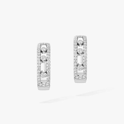 [Miro ]Diamond Pave_フープピアス ムーブ