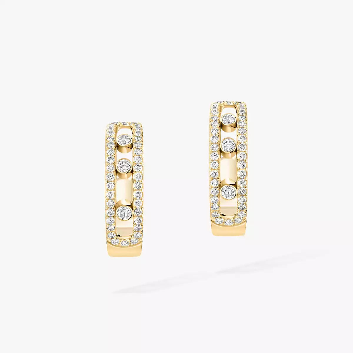 [Miro ]Diamond Pave_フープピアス ムーブ