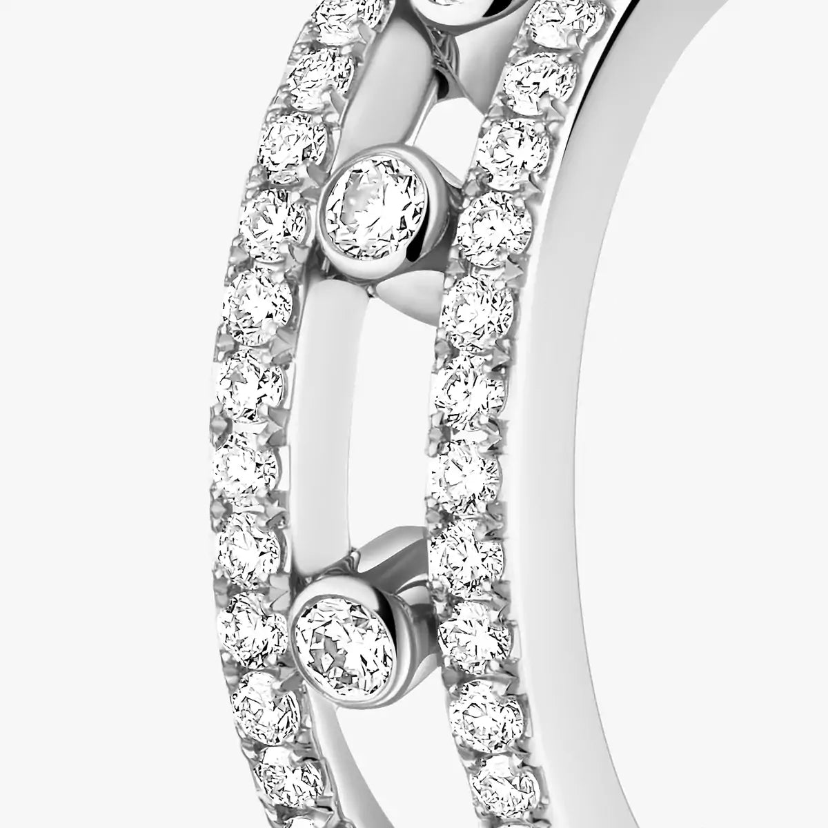 [Miro ]Diamond Pave_フープピアス ムーブ