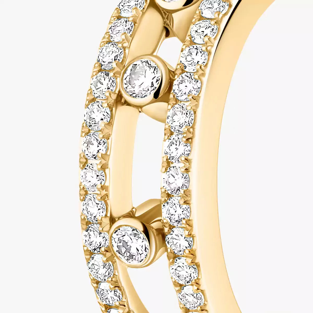 [Miro ]Diamond Pave_フープピアス ムーブ