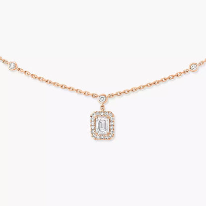 [Miro ]My Twin Diamond Necklace in Silver