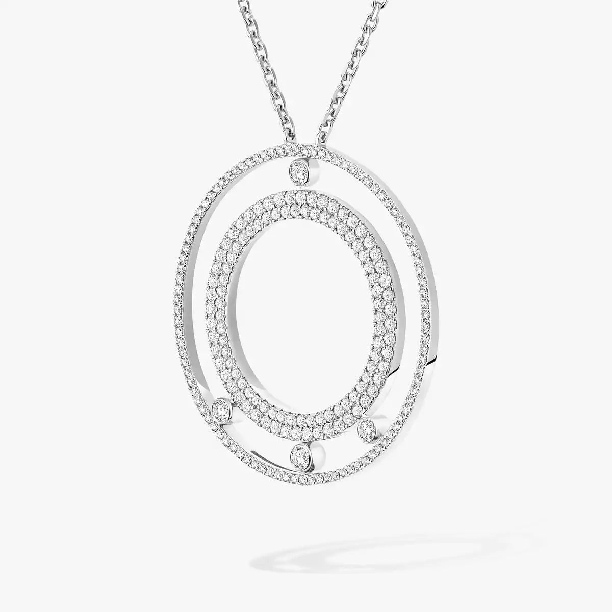 [Miro ]Move Romane Long Pave_-Set Diamond Necklace