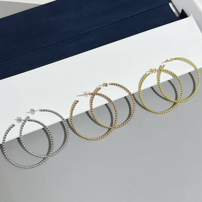 [Miro ]  SMOOTH BEAD STUD EARRINGS