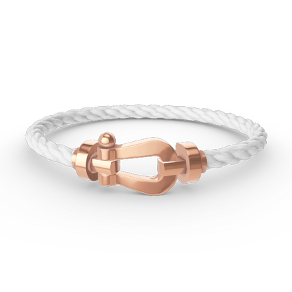 Miro FORCE LARGE HORSESHOE NO DIAMOND BRACELET ROSE GOLD