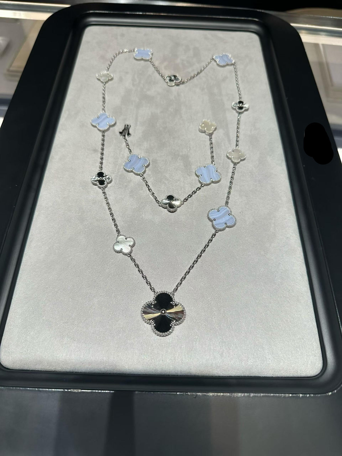 [Miro ] 25 NEW CLOVER 15 モチーフ パープルカルセドニー