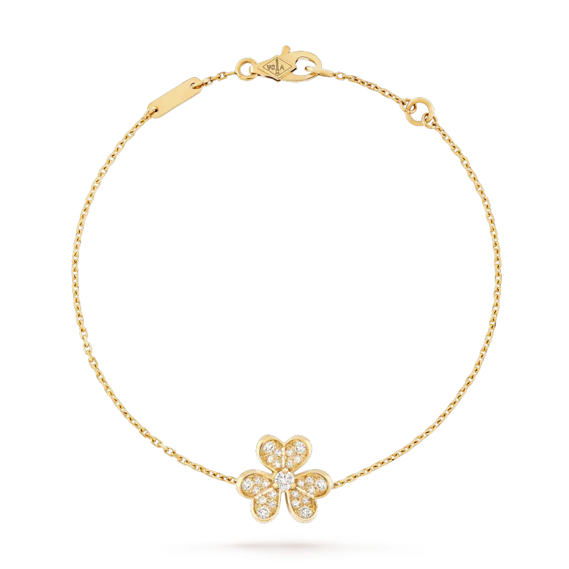 Miro FRIVOLE GOLD FLOWER DIAMOND BRACELET