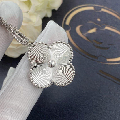 Miro CLOVER 25MM SILVER BIG CLOVER NECKLACE